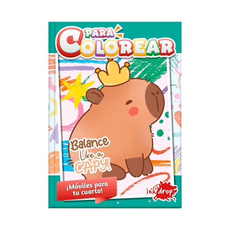 Libro para Colorear Inkdrop Capibara Art.566269